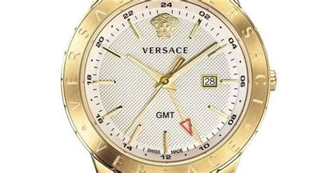 batterie versace gmt armbanduhr herren bk006 18 modell univers|Versace Univers GMT Blue Dial Blue Leather Men's Watch VEBK00318.